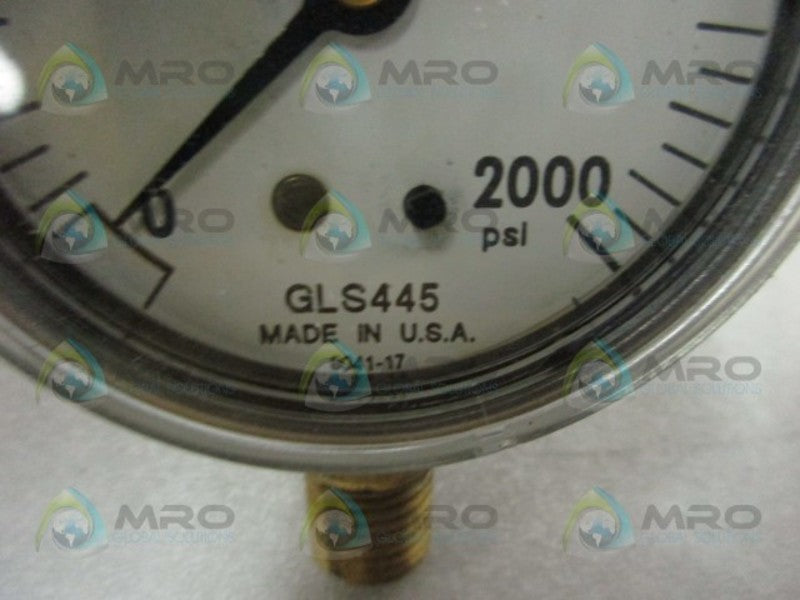 DIXON GLS445 LIQUID FILLED GAUGE  NSNP