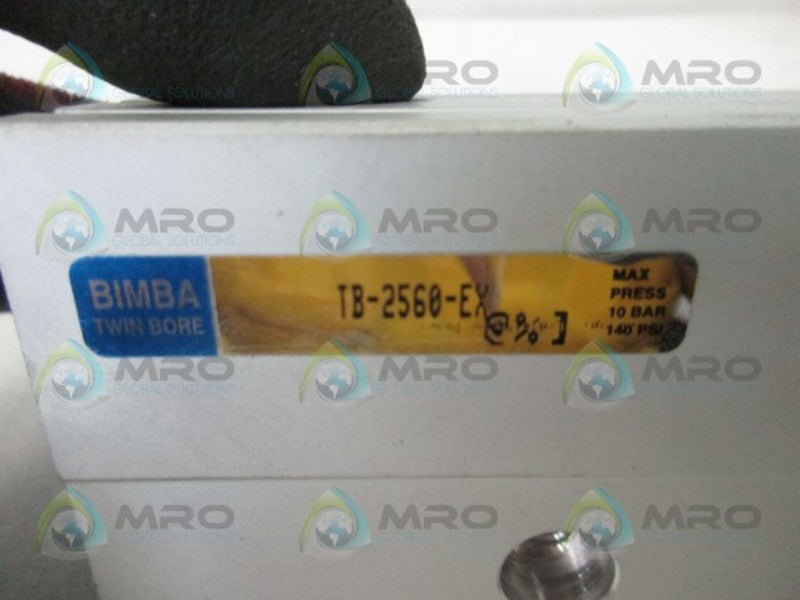 BIMBA TB-2560-EX TWIN BORE AIR CYLINDER ACTURATOR  NSNP