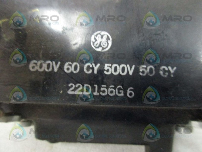 GENERAL ELECTRIC 22D156G6  COIL 600V  UNMP