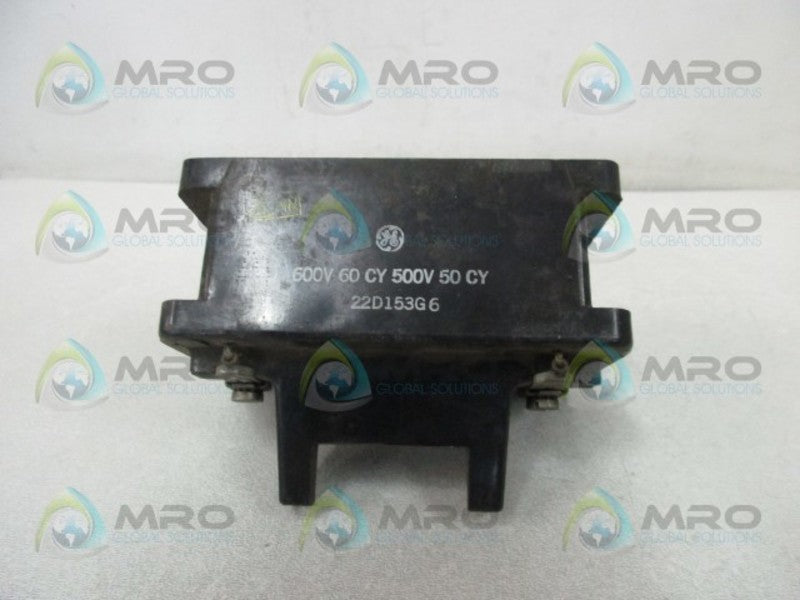 GENERAL ELECTRIC 22D153G6 COIL 600V  UNMP