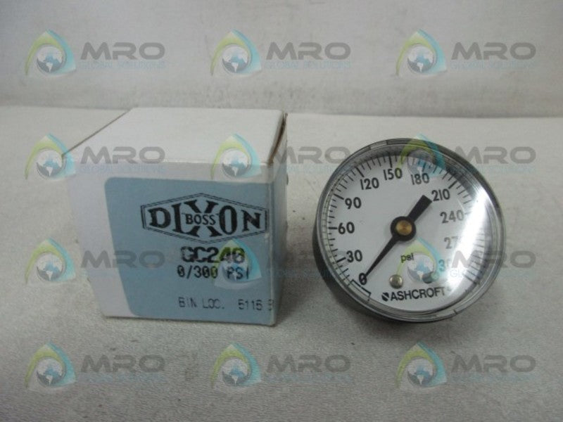 DIXON GC240 PRESSURE GAUGE  NSMP