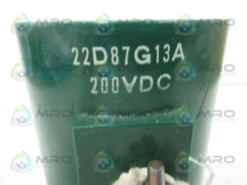 GENERAL ELECTRIC 22D87G13A COIL 200VDC  UNMP