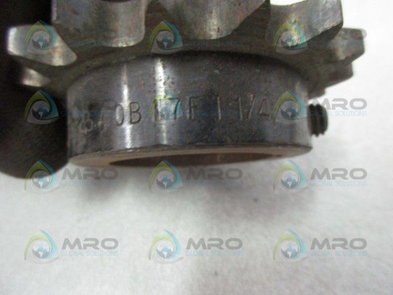 MARTIN 40B17F1 1/4 SPROCKET  UNMP