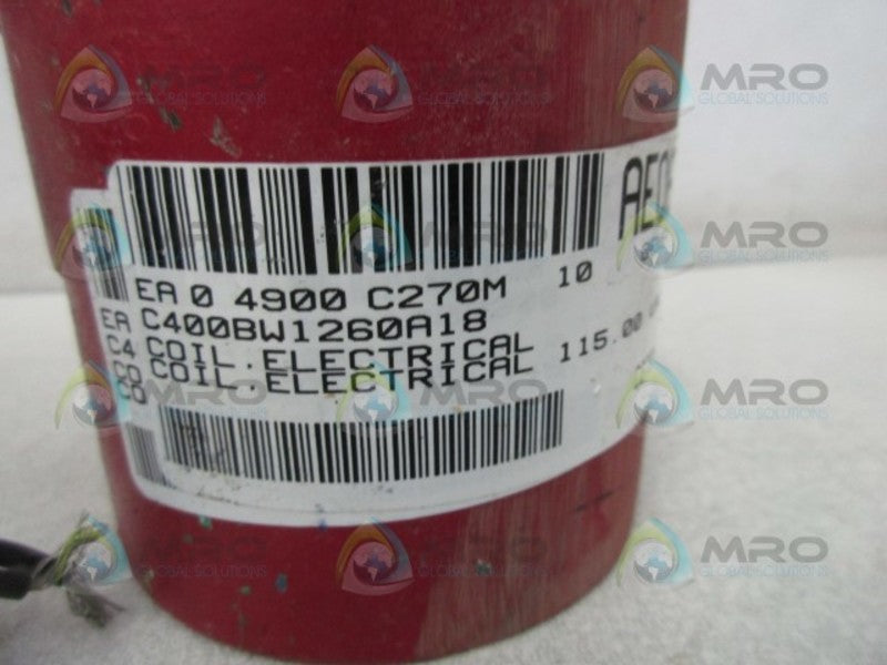 GENERAL CONTROLS C400BW1260A18 COIL  UNMP