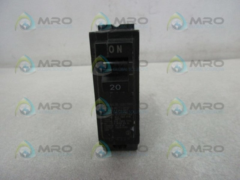 GENERAL ELECTRIC TQL1120 CIRCUIT BREAKER  UNMP