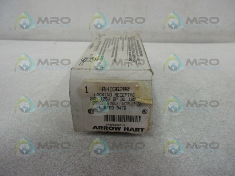 ARROW HART AHIG6200 LOCKING RECEPTACLE  NSMP