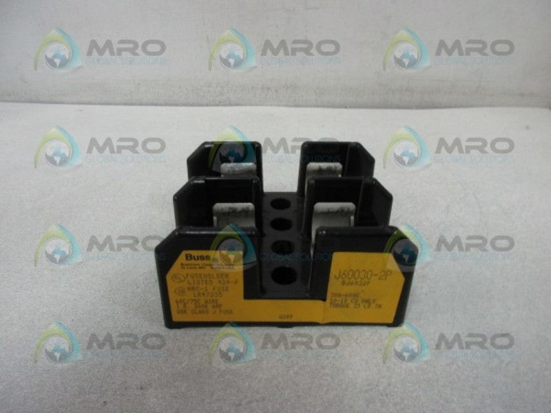 BUSSMANN J60030-2P FUSE BLOCK 30AMP 2POLE  UNMP