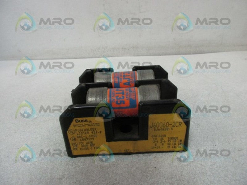 BUSSMANN J60060-2CR FUSE HOLDER 60AMP 2P (AS PICTURED)  UNMP