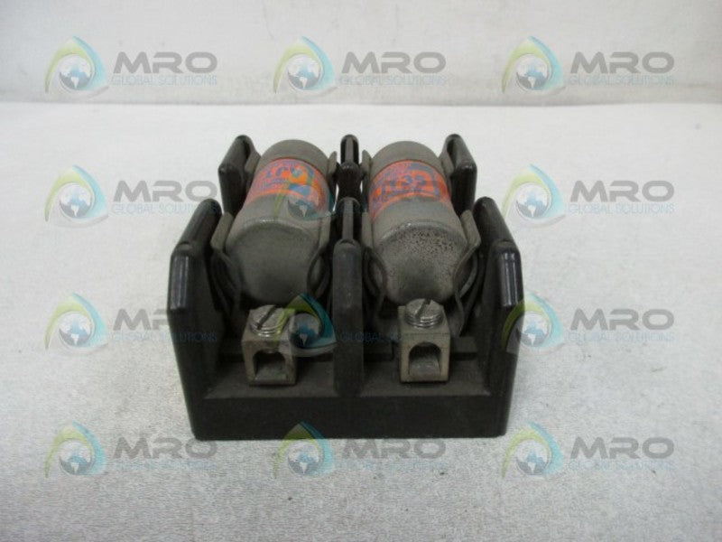 BUSSMANN J60060-2CR FUSE HOLDER 60AMP 2P (AS PICTURED)  UNMP