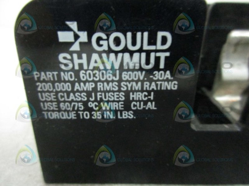GOULD SHAWMUT 60306J FUSE BLOCK 30AMP 1P  UNMP