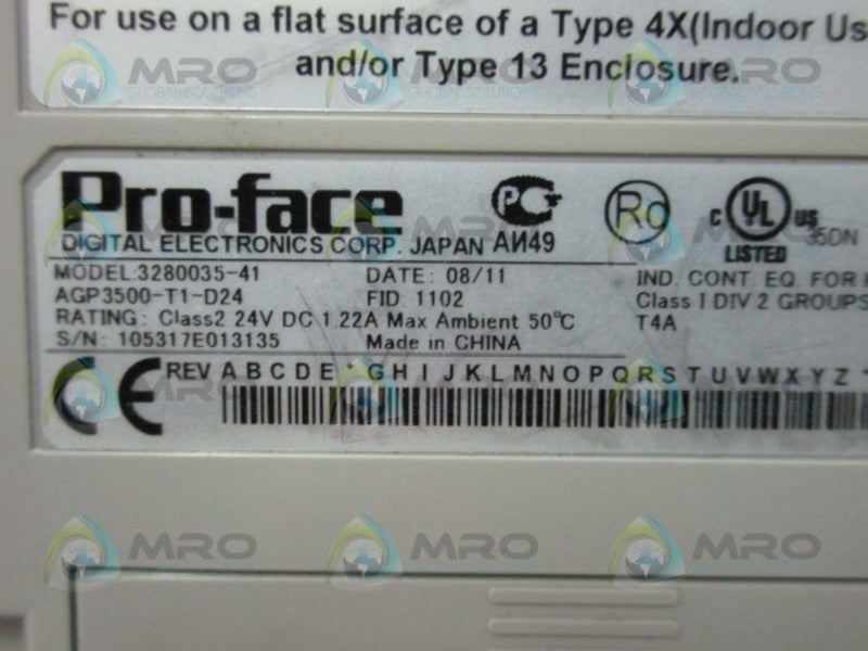 PRO-FACE 3280035-41 TOUCH SCREEN  NSNP