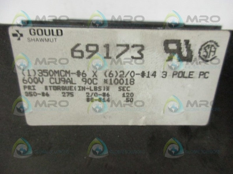 GOULD SHAWMUT 69173 FUSE BLOCK  UNMP