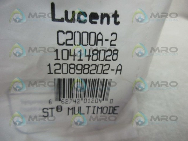 LUCENT C2000A-2 FIBER OPTIC COUPLE CONNECTOR  NSMP