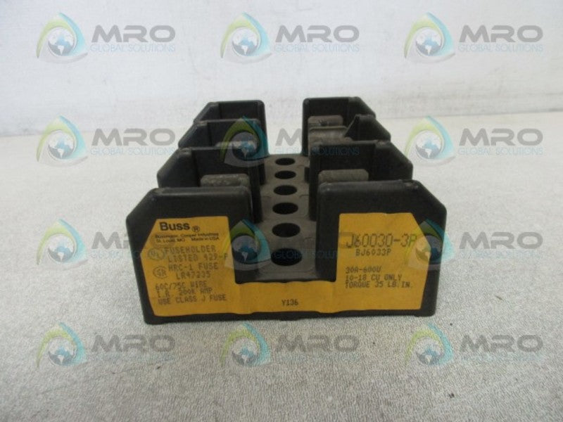 BUSSMANN J60030-3P FUSE HOLDER  UNMP