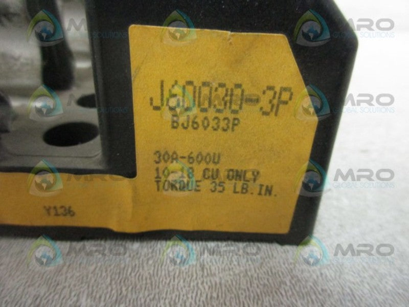 BUSSMANN J60030-3P FUSE HOLDER  UNMP