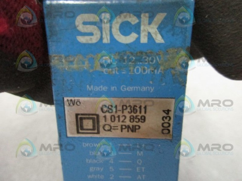 SICK CS1-P3611 COLOR SENSOR  UNMP