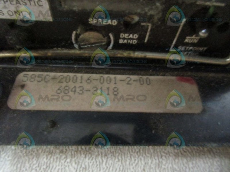 BARBER-COLMAN 585C-20016-001-2-00 TEMPERATURE CONTROLLER (AS PICTURED)  UNMP