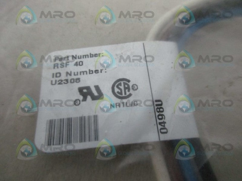 TURCK RSF40 MINIFAST RECEPTACLE  NSMP