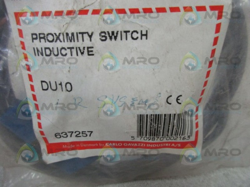 CARLO GAVAZZI DU10 PROXIMITY INDUCTIVE SWITCH  NSMP