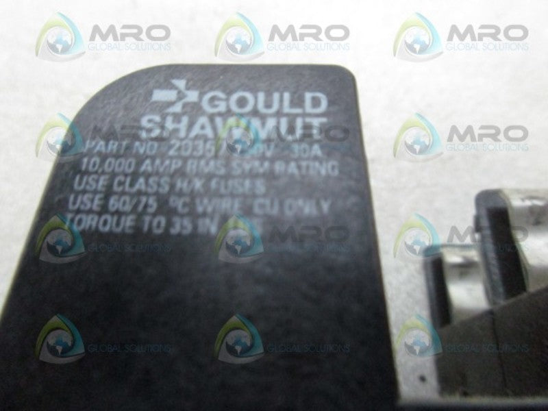 GOULD SHAWMUT 20357 FUSE BLOCK  UNMP