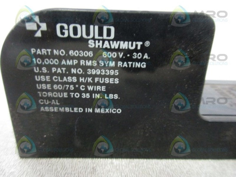 GOULD SHAWMUT 60306 FUSE BLOCK  UNMP