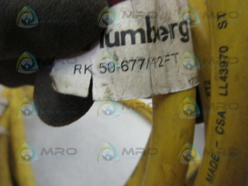 LUMBERG RK-50-677/12FT CORDSET MINIFAST FEMALE  UNMP