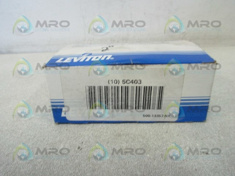 LEVITON 5C403 LAMP HOLDER (PK OF 3)  NSMP