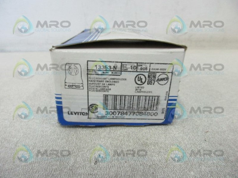 LEVITON 13353-N LAMP HOLDER (PK OF 7)  NSMP