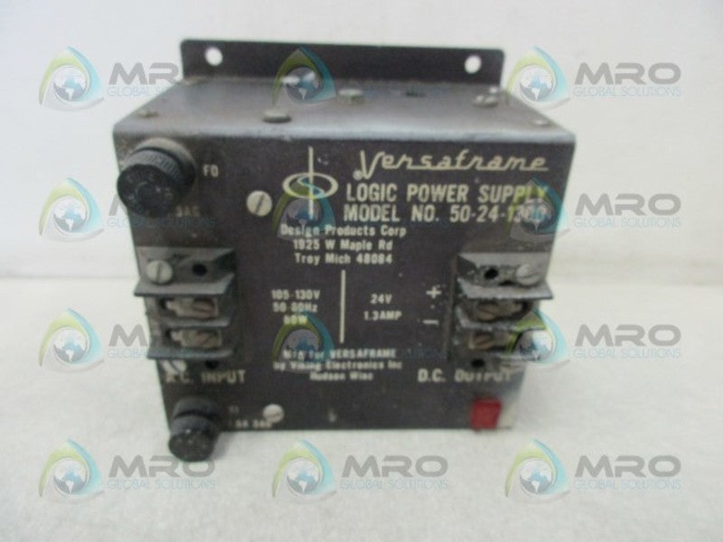 VERSAFRAME 50-24-1300 LOGIC POWER SUPPLY (AS PICTURED)  UNMP