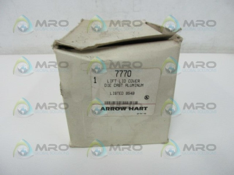 ARROW HART 7770 PLASTIC COVER WITH LIFT LID  NSMP