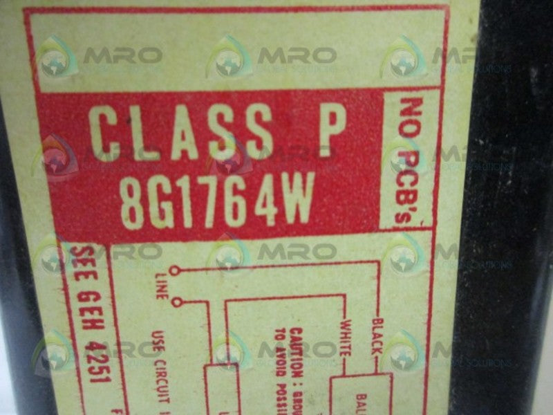 GENERAL ELECTRIC 8G1764W BALLAST  NSNP