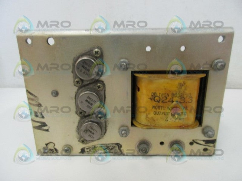 DELTRON Q24-3.3 POWER SUPPLY  UNMP