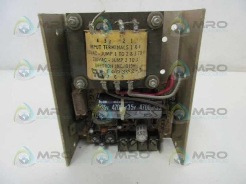 DELTRON Q12-1.7 POWER SUPPLY  UNMP