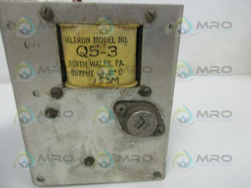 DELTRON Q5-3 POWER SUPPLY  UNMP