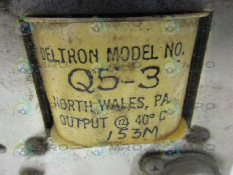 DELTRON Q5-3 POWER SUPPLY  UNMP