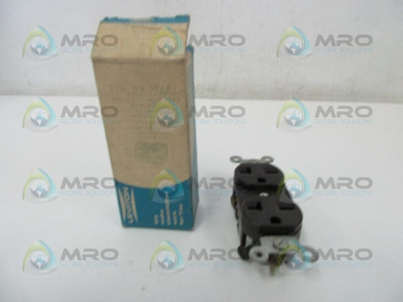 LEVITON 5824 NARROW BODY DUPLEX RECEPTACLE  NSMP