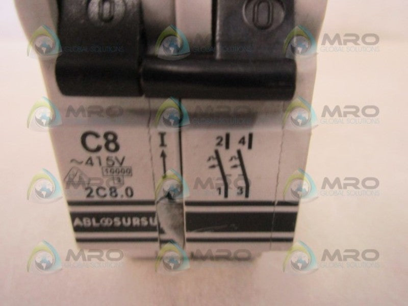 ABL SURSUM 2C8.0 CIRCUIT BREAKER (AS PICTURED)  UNMP