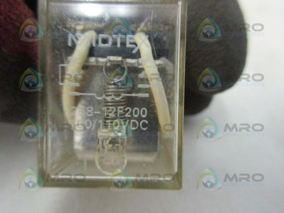 MIDTEX 258-12F200 RELAY  UNMP