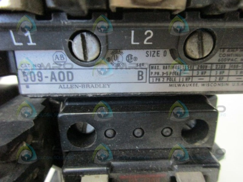INDUSTRIAL SPARE PART 509-A0D SER. B STARTER  UNMP