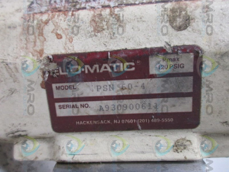 EL-O-MATIC PSN60-4 PNEUMATIC ACTUATOR (AS PICTURED)  UNMP