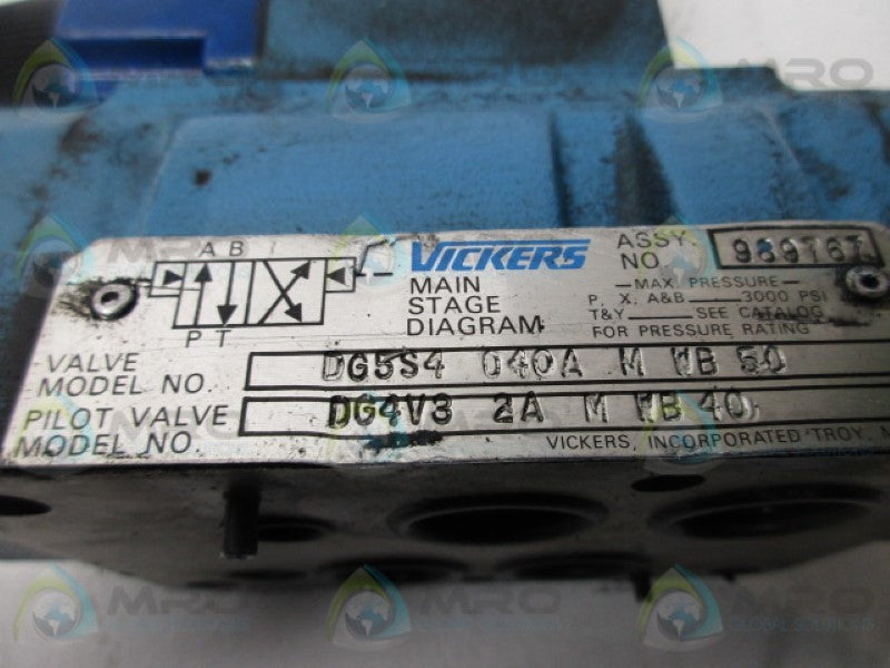 VICKERS DG5S4040AMWB50 DIRECTIONAL VALVE  UNMP