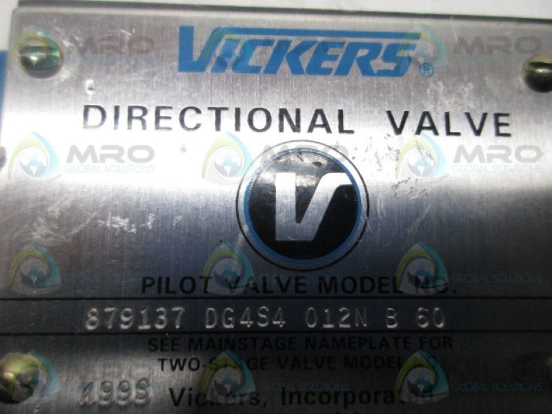 VICKERS DG4S4012NB60 DIRECTIONAL VALVE  NSNP