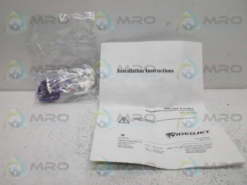VIDEOJET SP13944 HEAD PRESSURE GUTTER SUCTION TRANSDUCER KIT  NSMP