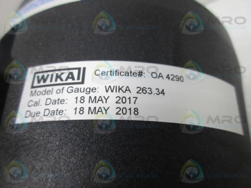 WIKA 52753404 PRESSURE GAUGE 10 BAR PSI 1/2 NPT  NSMP