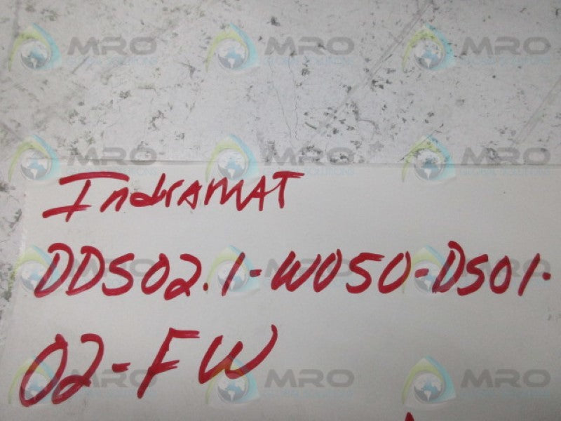 INDRAMAT DDS02.1-W050-DS01-02-FW SERVO CONTROLLER  UNMP