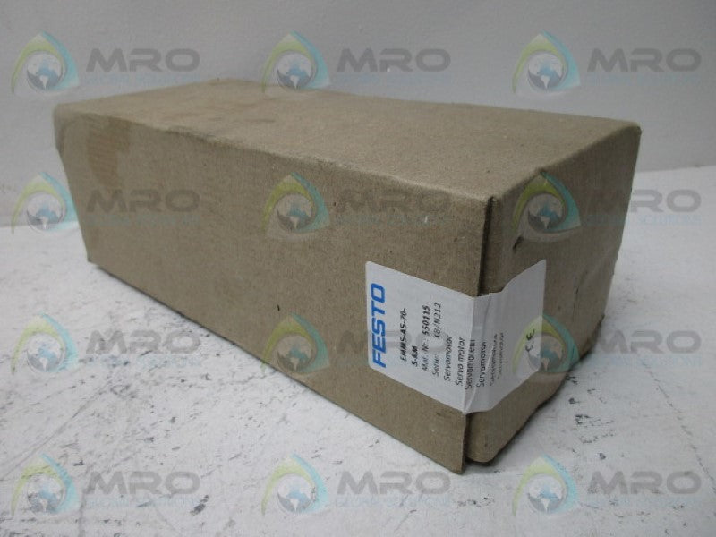 FESTO EMMS-AS-70-S-RM SERVO MOTOR  NSFS