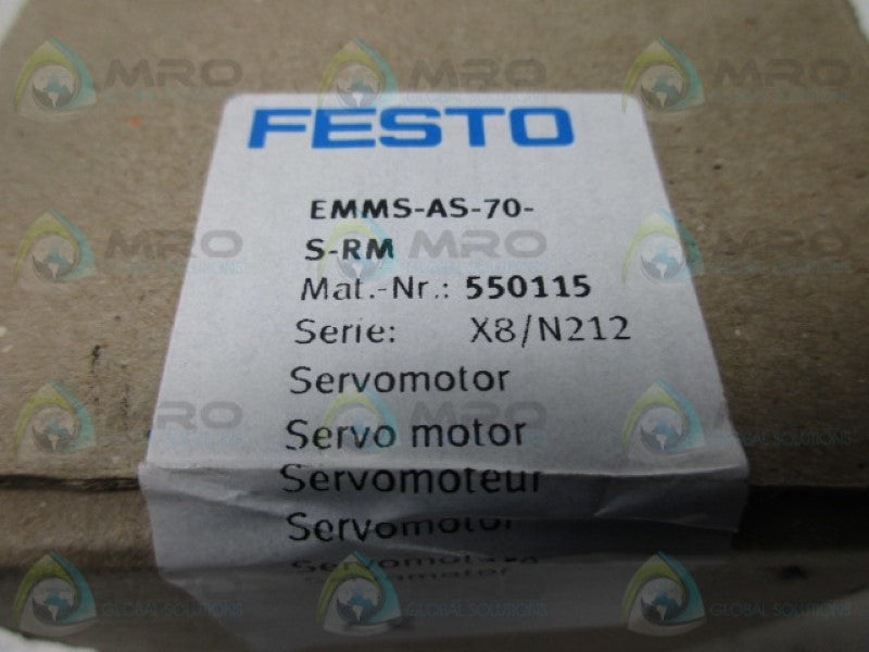 FESTO EMMS-AS-70-S-RM SERVO MOTOR  NSFS