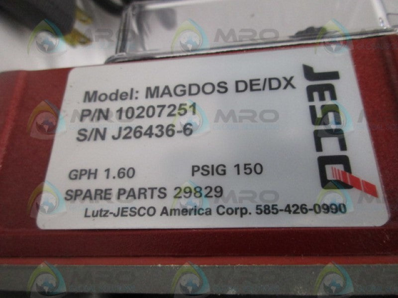 JESCO 10207251 PUMP NSNP