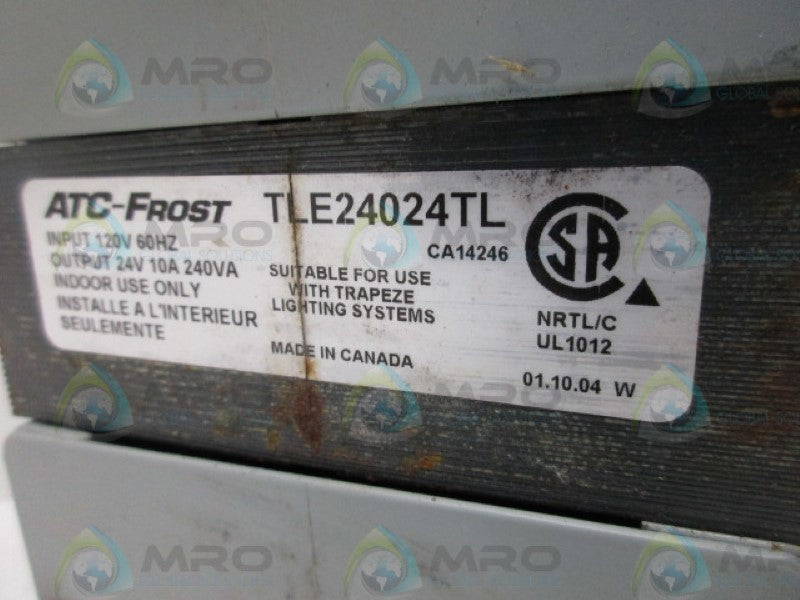 ATC FROST TLE24024TL TRANSFORMER (AS PICTURED) NSNP
