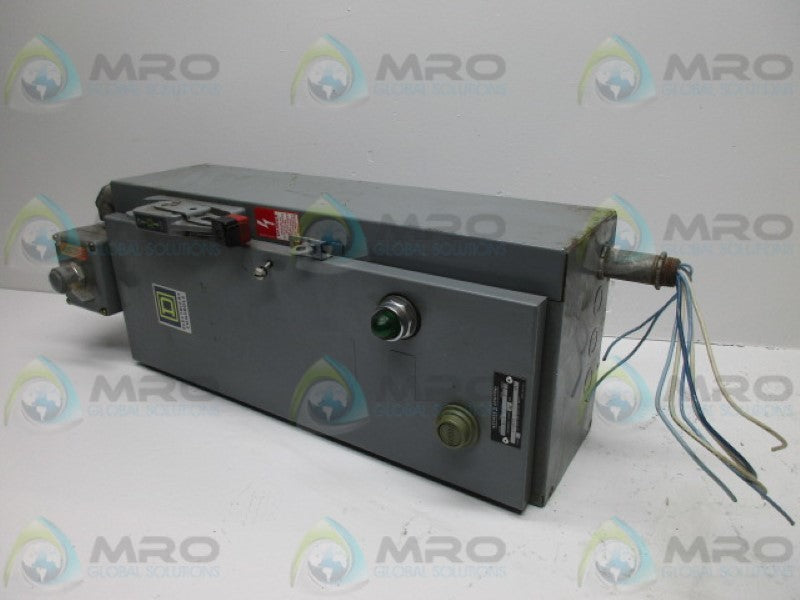 SQUARE D 8538-SCG14S COMBINATION STARTER  UNMP